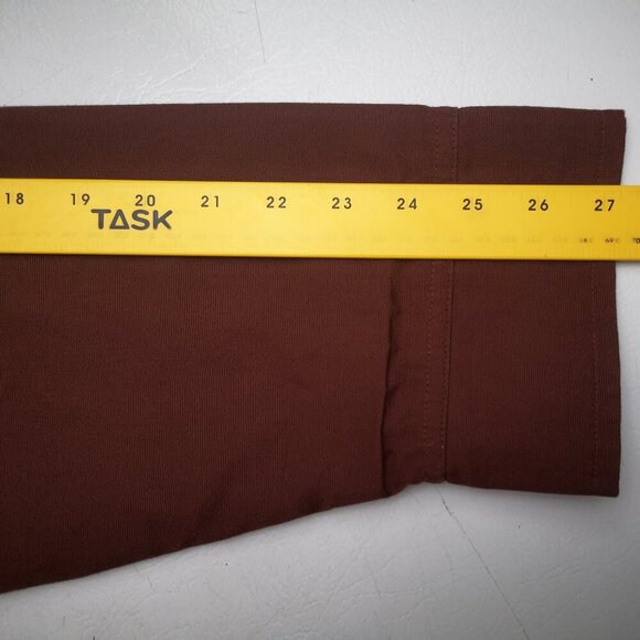 Hurley Men's Size XL Rust w/ Striped Lining Zipper & Snap Closure Jacket w/ Hood - Picture 11 of 12